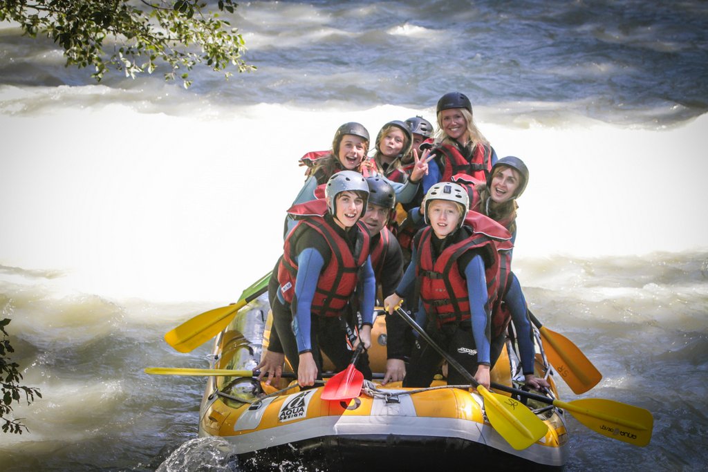 white water rafting chamonix the alps