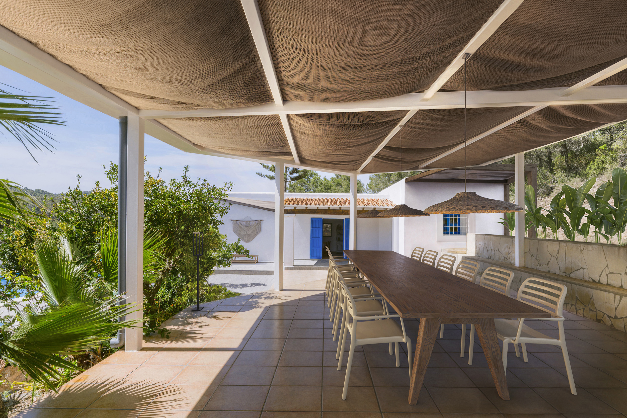 Outdoor lounge area at Villa Alexa – Ibiza villa rental Outdoor lounge area at Villa Alexa – Ibiza villa rental