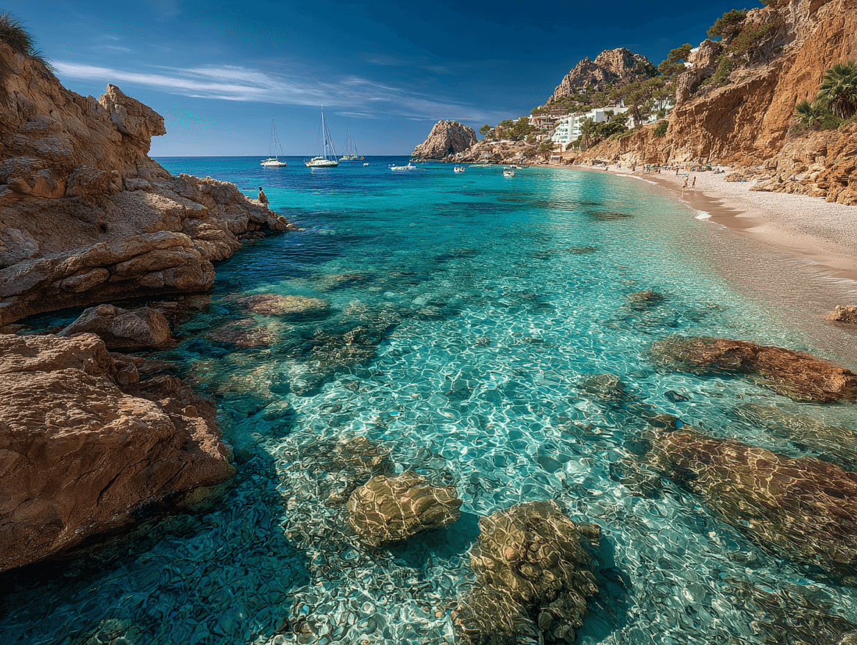 ibiza villa 2000 beautiful ibiza beach turquoise wate