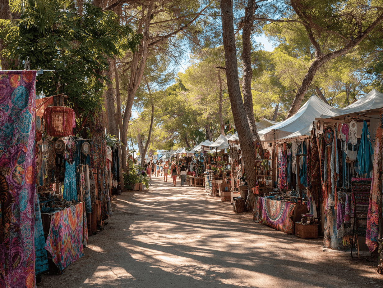 ibiza villa 2000 vibrant hippie market